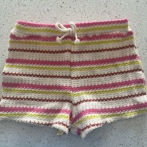 H&M girls Striped Knit Shorts